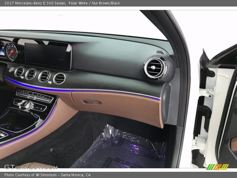 Polar White / Nut Brown/Black 2017 Mercedes-Benz E 300 Sedan