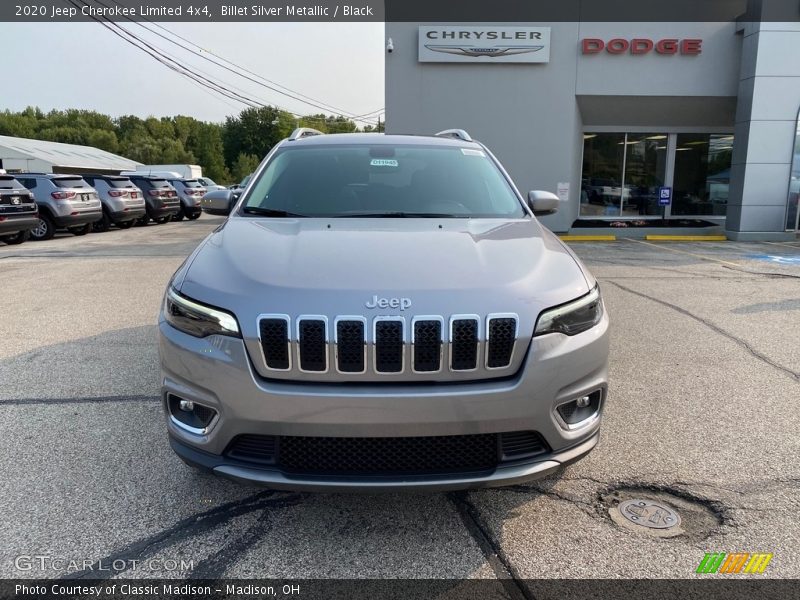 Billet Silver Metallic / Black 2020 Jeep Cherokee Limited 4x4