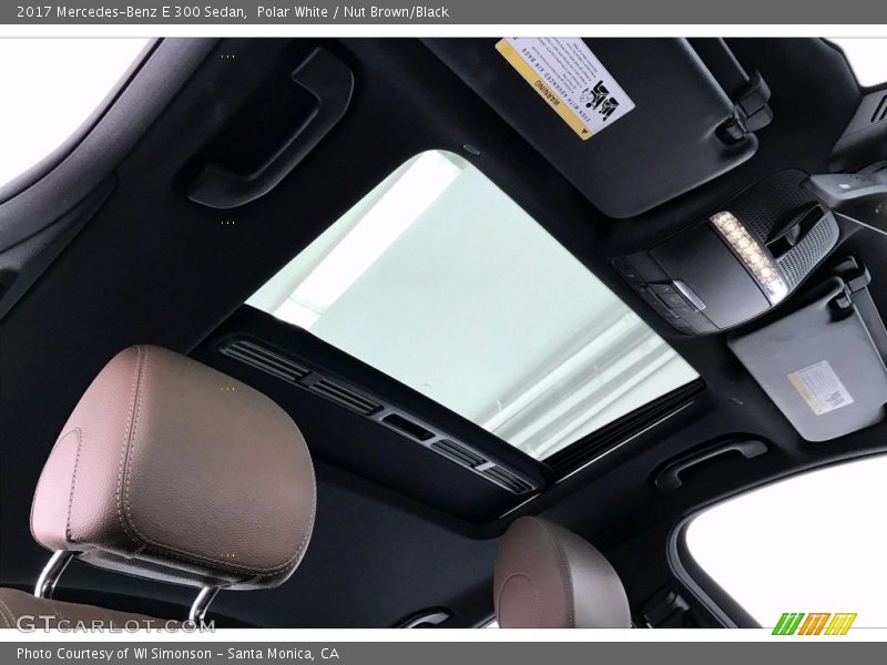 Polar White / Nut Brown/Black 2017 Mercedes-Benz E 300 Sedan