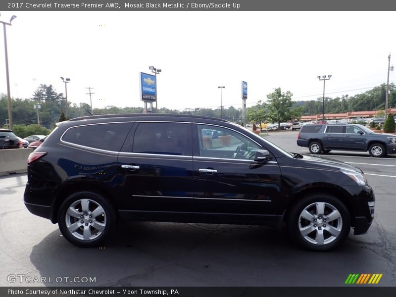 Mosaic Black Metallic / Ebony/Saddle Up 2017 Chevrolet Traverse Premier AWD