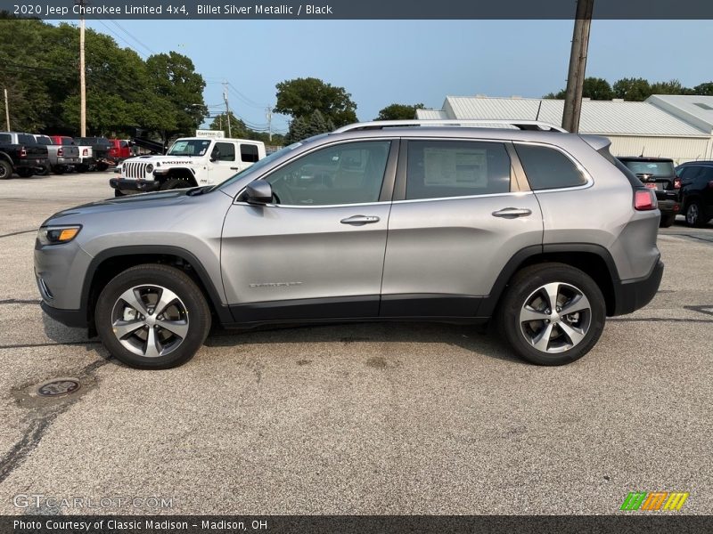 Billet Silver Metallic / Black 2020 Jeep Cherokee Limited 4x4