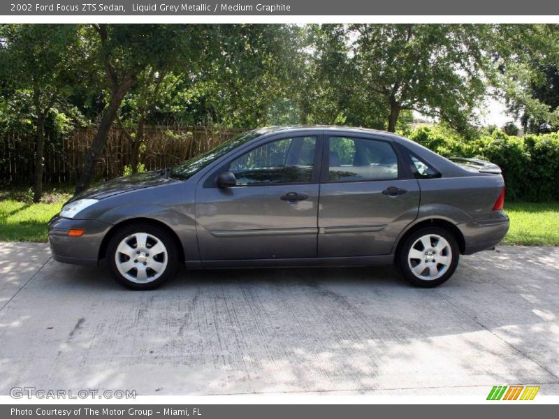 Liquid Grey Metallic / Medium Graphite 2002 Ford Focus ZTS Sedan