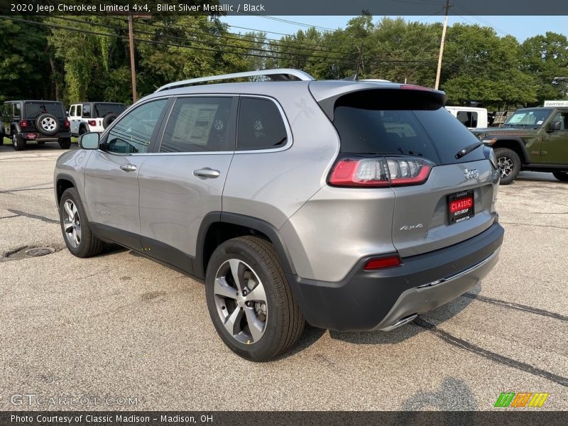 Billet Silver Metallic / Black 2020 Jeep Cherokee Limited 4x4