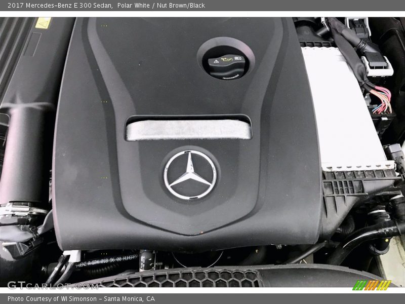 Polar White / Nut Brown/Black 2017 Mercedes-Benz E 300 Sedan