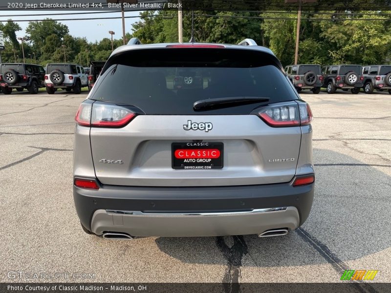 Billet Silver Metallic / Black 2020 Jeep Cherokee Limited 4x4