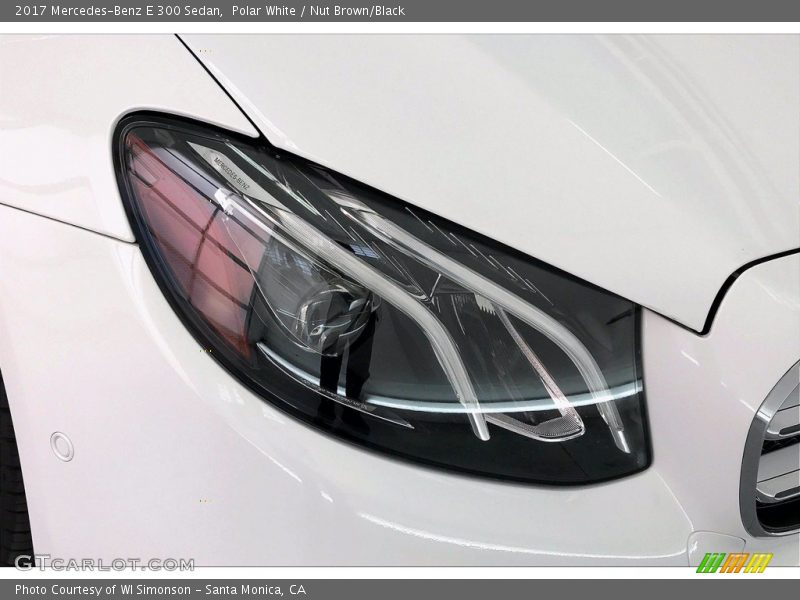 Polar White / Nut Brown/Black 2017 Mercedes-Benz E 300 Sedan