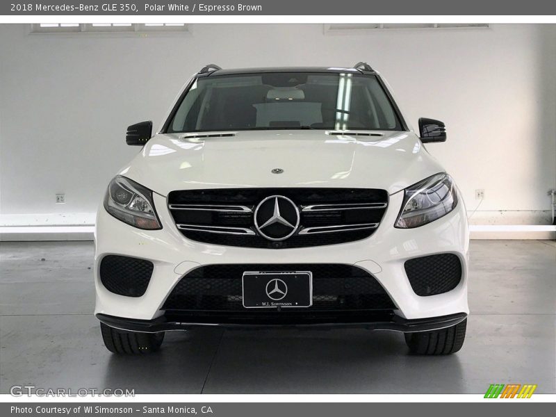 Polar White / Espresso Brown 2018 Mercedes-Benz GLE 350