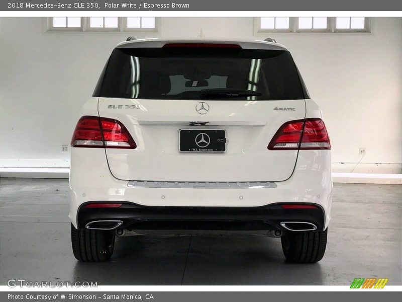 Polar White / Espresso Brown 2018 Mercedes-Benz GLE 350