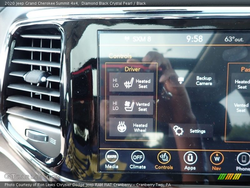 Diamond Black Crystal Pearl / Black 2020 Jeep Grand Cherokee Summit 4x4