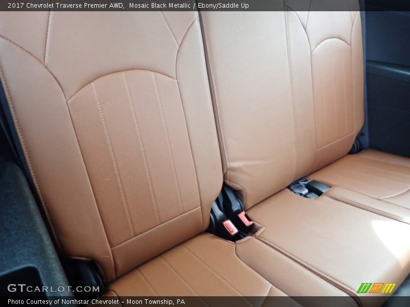 Mosaic Black Metallic / Ebony/Saddle Up 2017 Chevrolet Traverse Premier AWD