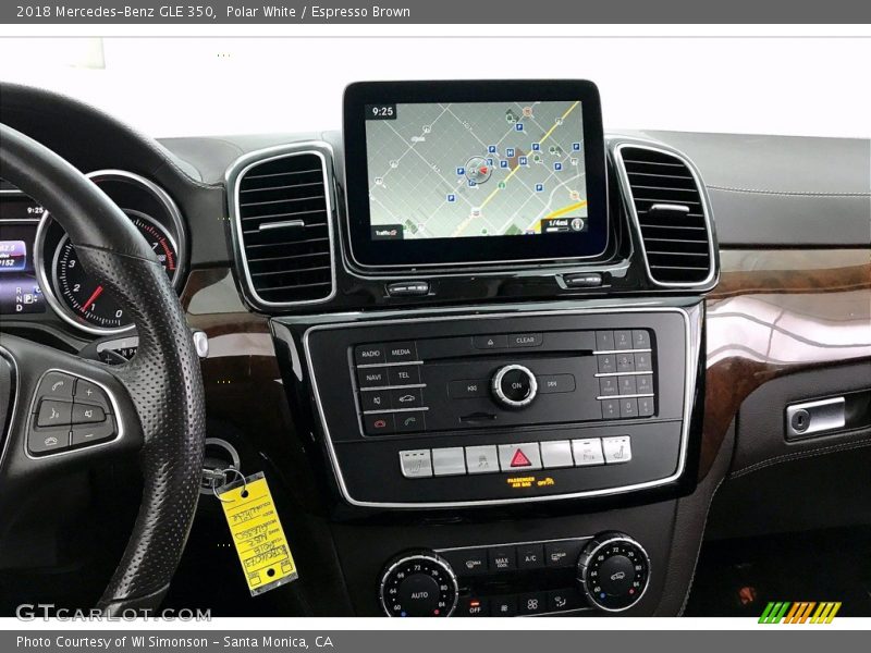 Polar White / Espresso Brown 2018 Mercedes-Benz GLE 350