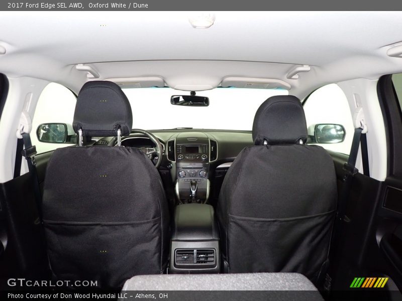 Oxford White / Dune 2017 Ford Edge SEL AWD