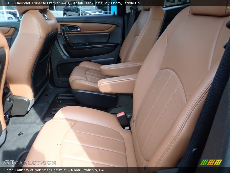 Mosaic Black Metallic / Ebony/Saddle Up 2017 Chevrolet Traverse Premier AWD