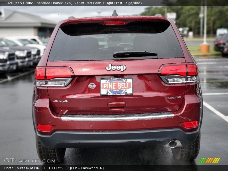 Velvet Red Pearl / Light Frost Beige/Black 2020 Jeep Grand Cherokee Limited 4x4