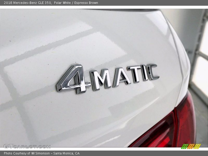 Polar White / Espresso Brown 2018 Mercedes-Benz GLE 350
