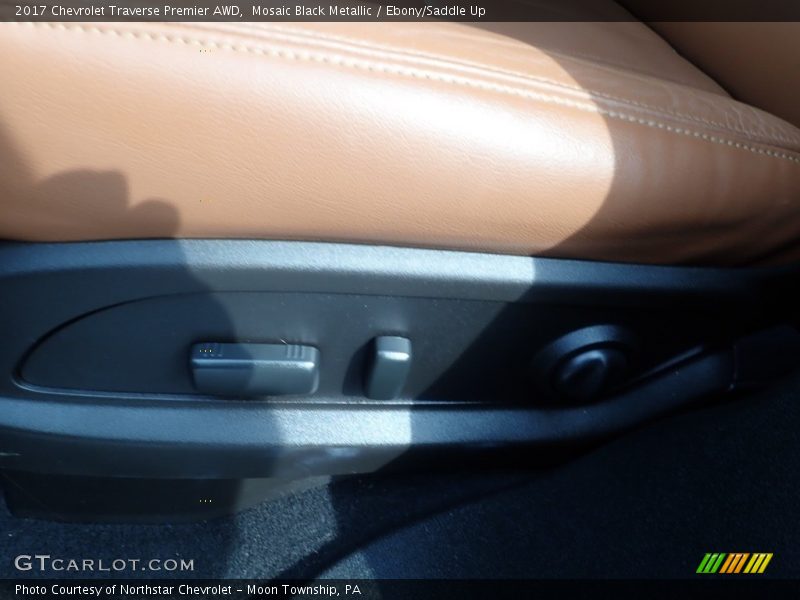 Mosaic Black Metallic / Ebony/Saddle Up 2017 Chevrolet Traverse Premier AWD