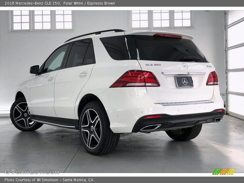 Polar White / Espresso Brown 2018 Mercedes-Benz GLE 350