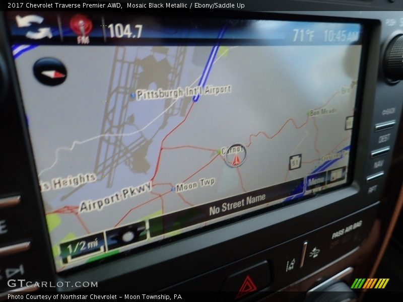 Mosaic Black Metallic / Ebony/Saddle Up 2017 Chevrolet Traverse Premier AWD