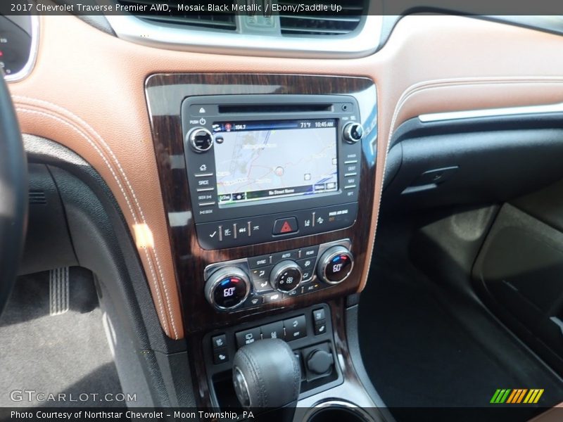 Mosaic Black Metallic / Ebony/Saddle Up 2017 Chevrolet Traverse Premier AWD
