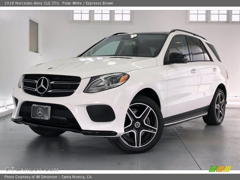 Polar White / Espresso Brown 2018 Mercedes-Benz GLE 350