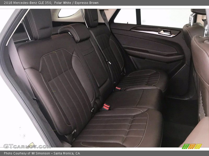 Rear Seat of 2018 GLE 350