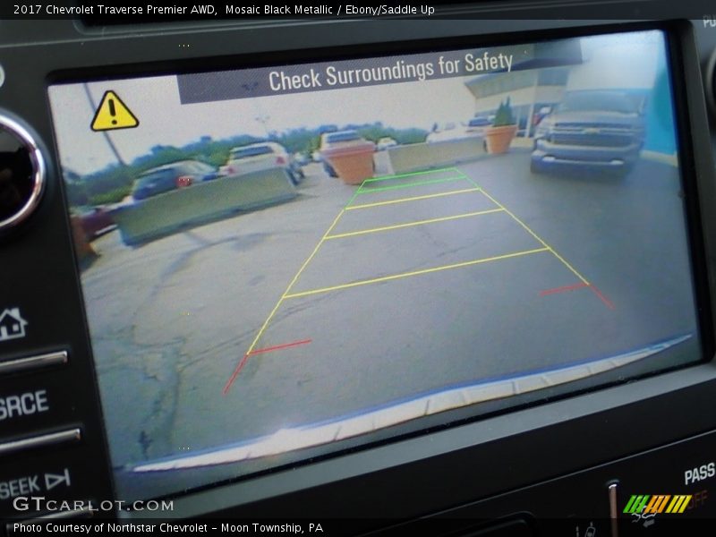 Mosaic Black Metallic / Ebony/Saddle Up 2017 Chevrolet Traverse Premier AWD