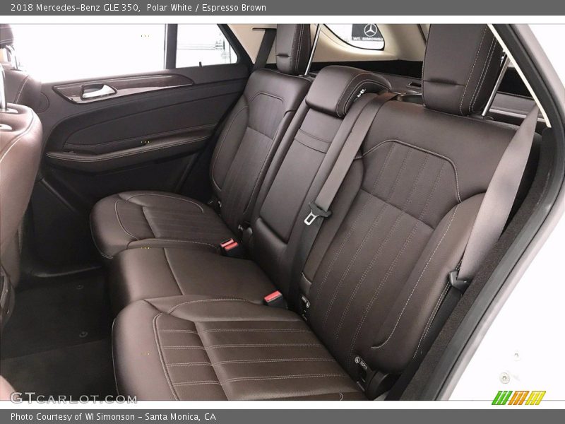 Rear Seat of 2018 GLE 350