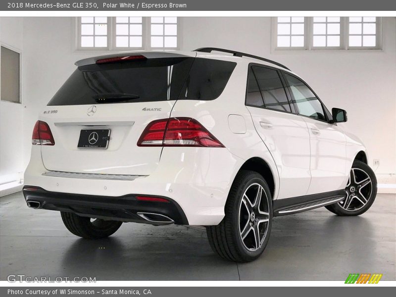 Polar White / Espresso Brown 2018 Mercedes-Benz GLE 350