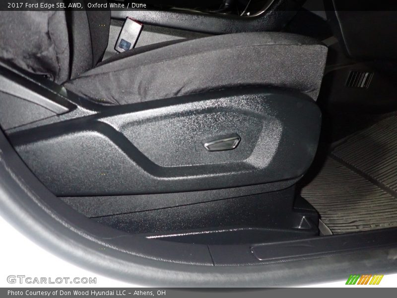 Oxford White / Dune 2017 Ford Edge SEL AWD