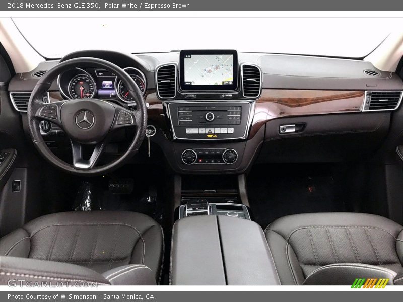Dashboard of 2018 GLE 350