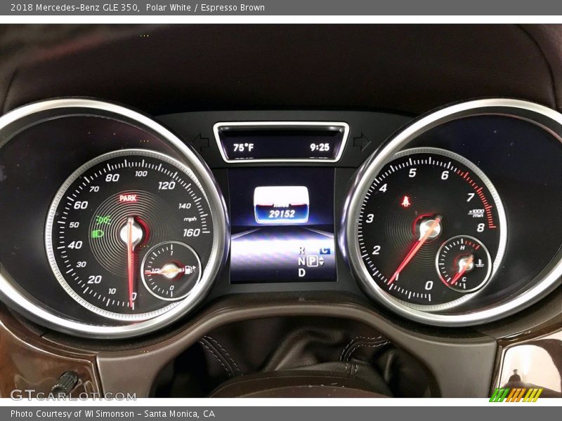  2018 GLE 350 350 Gauges