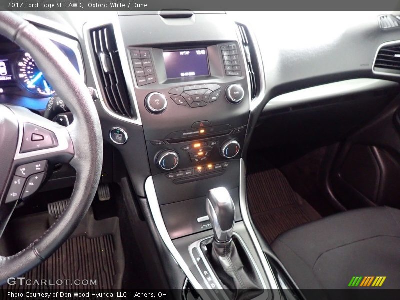 Oxford White / Dune 2017 Ford Edge SEL AWD