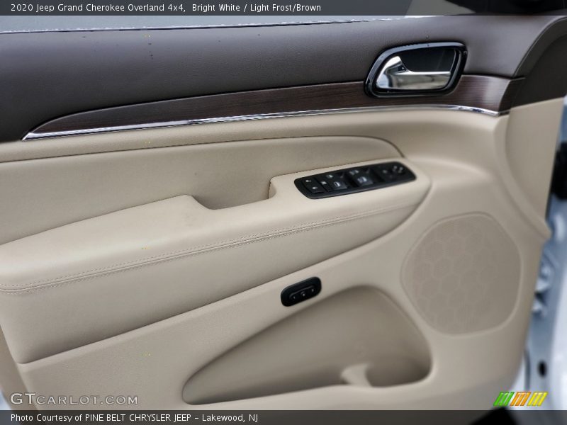 Bright White / Light Frost/Brown 2020 Jeep Grand Cherokee Overland 4x4