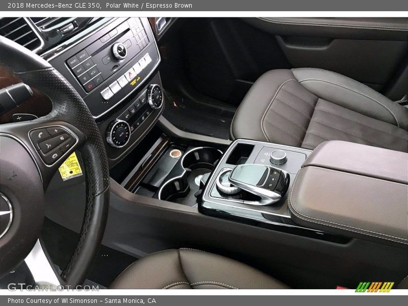 Polar White / Espresso Brown 2018 Mercedes-Benz GLE 350
