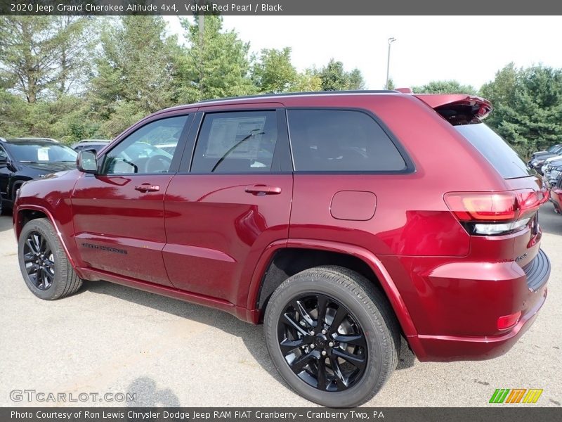 Velvet Red Pearl / Black 2020 Jeep Grand Cherokee Altitude 4x4