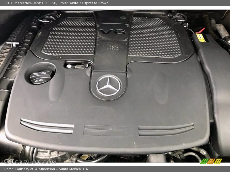 Polar White / Espresso Brown 2018 Mercedes-Benz GLE 350