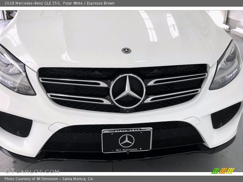 Polar White / Espresso Brown 2018 Mercedes-Benz GLE 350