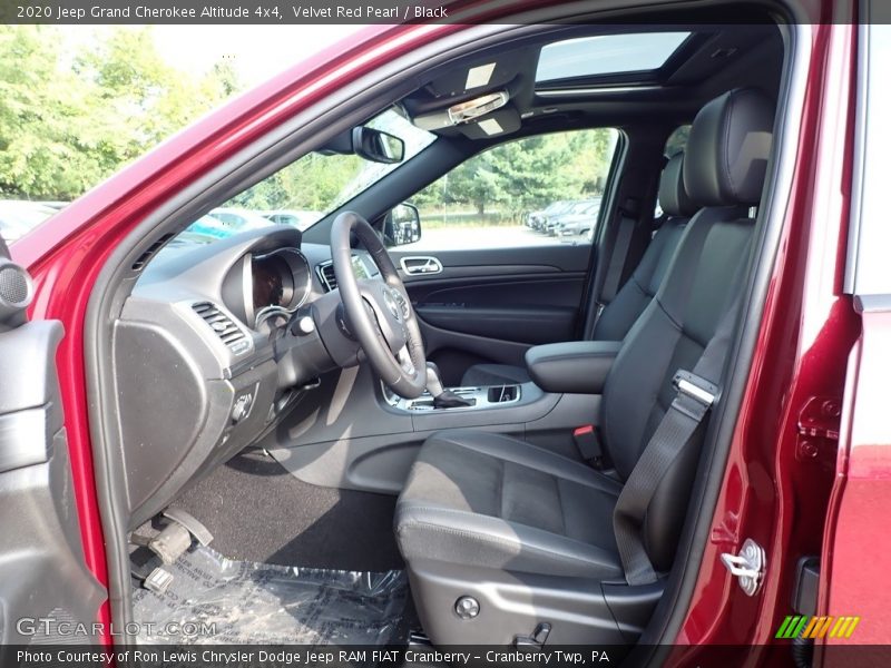 Velvet Red Pearl / Black 2020 Jeep Grand Cherokee Altitude 4x4