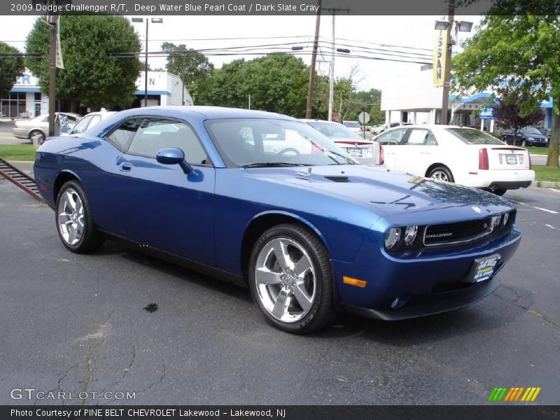 Deep Water Blue Pearl Coat / Dark Slate Gray 2009 Dodge Challenger R/T