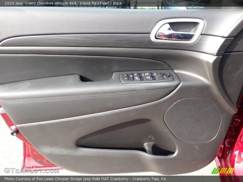 Velvet Red Pearl / Black 2020 Jeep Grand Cherokee Altitude 4x4