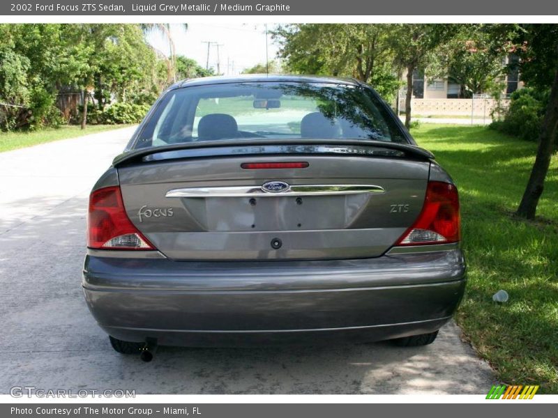 Liquid Grey Metallic / Medium Graphite 2002 Ford Focus ZTS Sedan