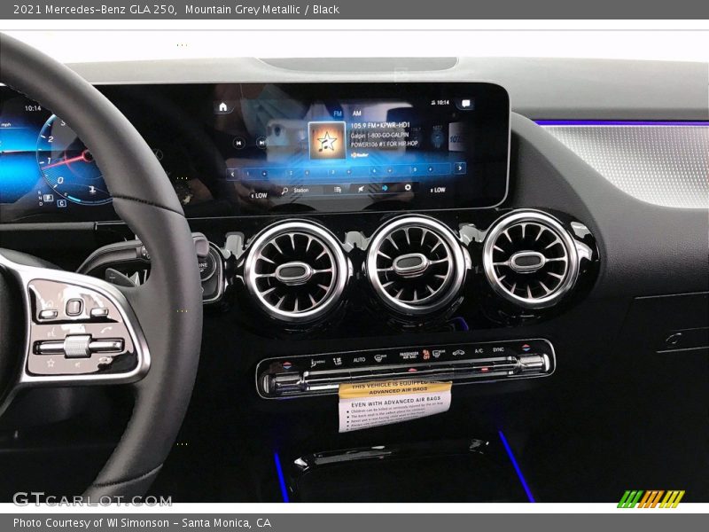 Mountain Grey Metallic / Black 2021 Mercedes-Benz GLA 250