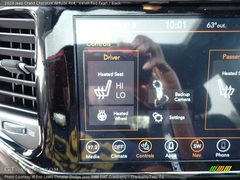 Velvet Red Pearl / Black 2020 Jeep Grand Cherokee Altitude 4x4