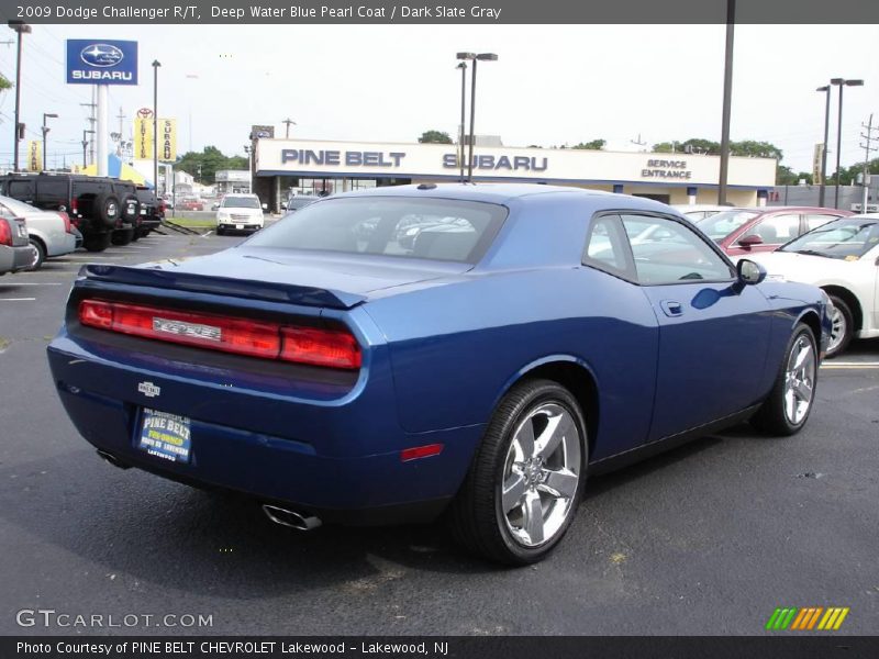 Deep Water Blue Pearl Coat / Dark Slate Gray 2009 Dodge Challenger R/T