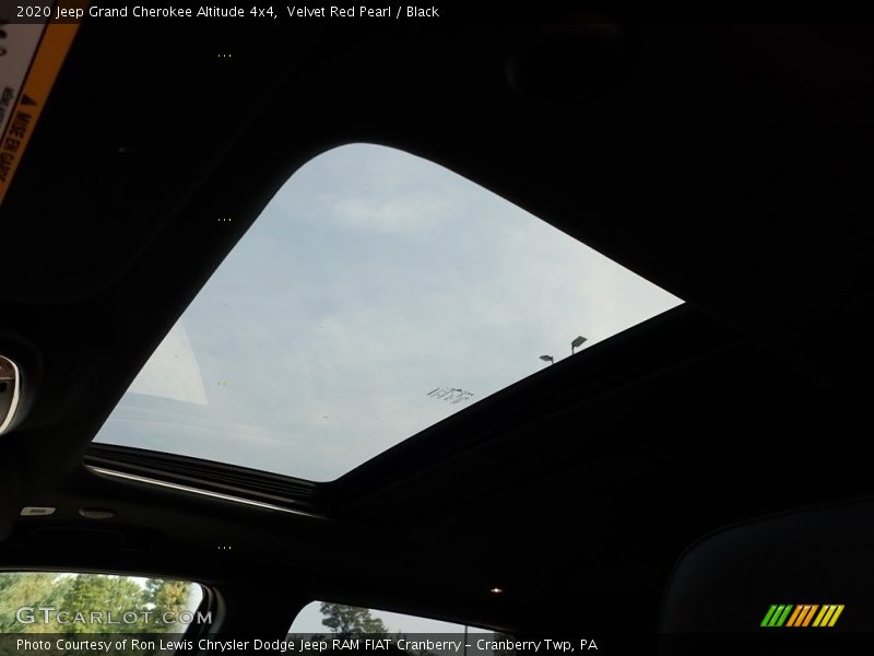 Velvet Red Pearl / Black 2020 Jeep Grand Cherokee Altitude 4x4