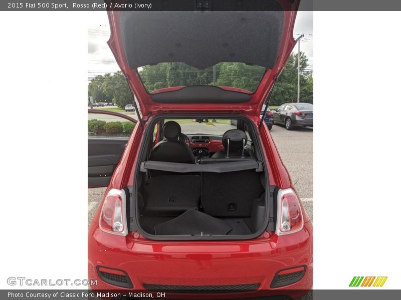 Rosso (Red) / Avorio (Ivory) 2015 Fiat 500 Sport