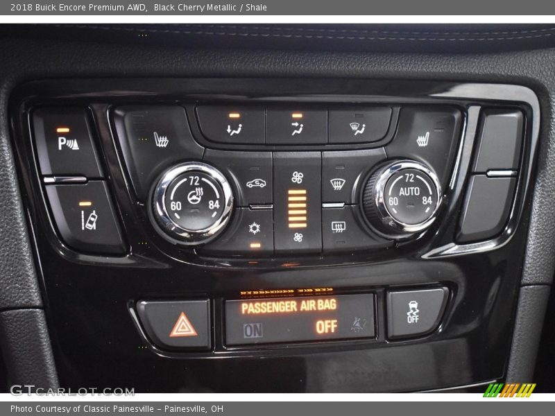 Controls of 2018 Encore Premium AWD