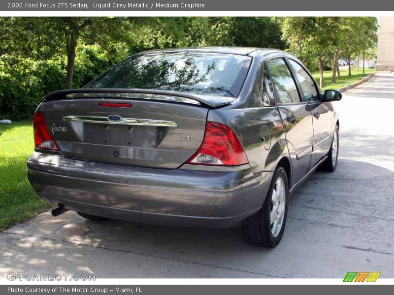 Liquid Grey Metallic / Medium Graphite 2002 Ford Focus ZTS Sedan