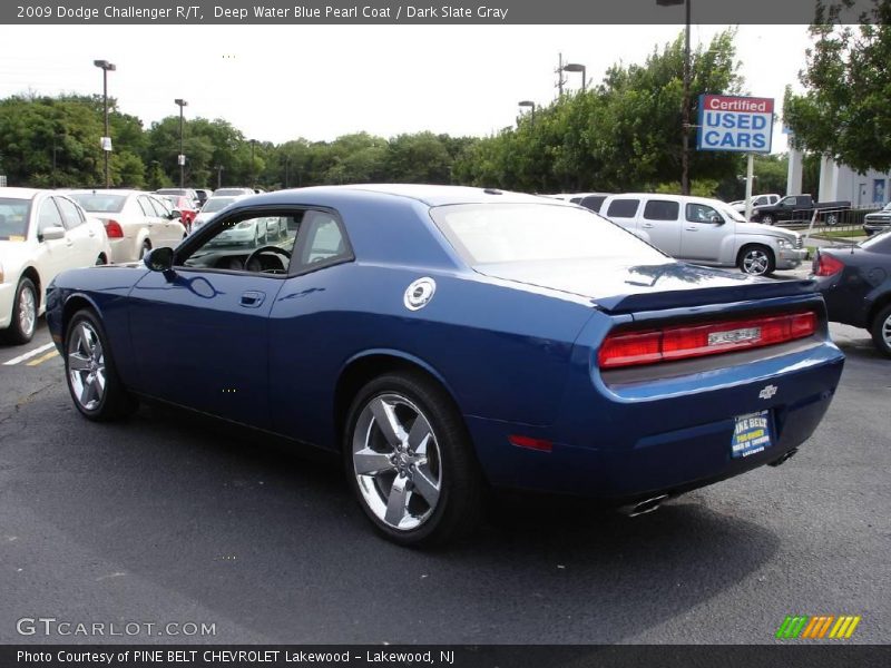Deep Water Blue Pearl Coat / Dark Slate Gray 2009 Dodge Challenger R/T
