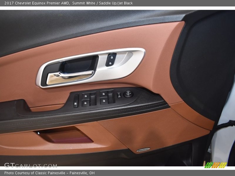 Summit White / Saddle Up/Jet Black 2017 Chevrolet Equinox Premier AWD